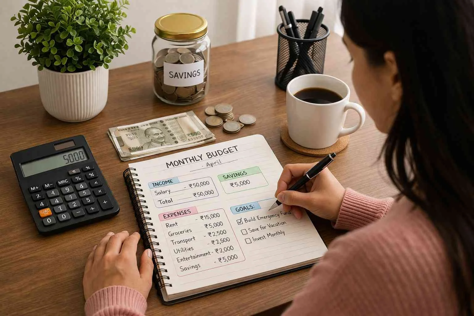 Poor Monthly Budget: Adjust Categories Around Real Spending